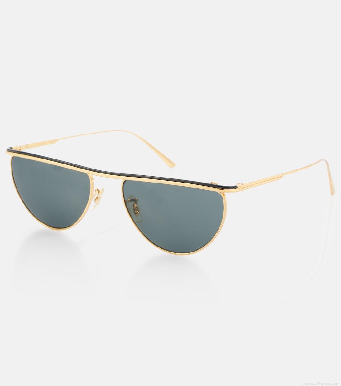 Khaitex Oliver Peoples 1984C flat-top sunglasses