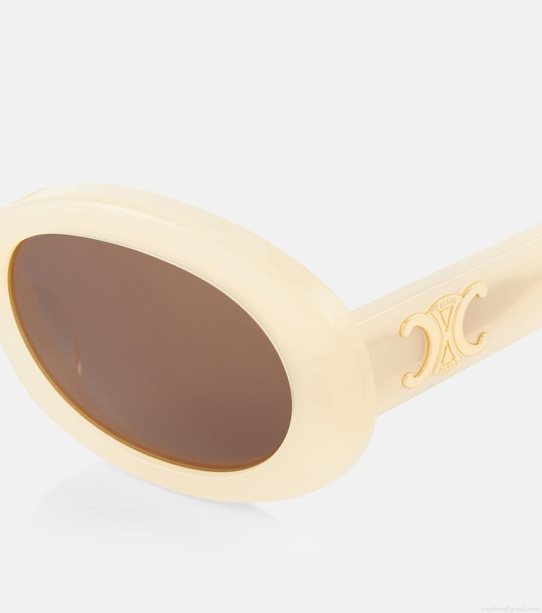 Celine EyewearTriomphe 01 oval sunglasses