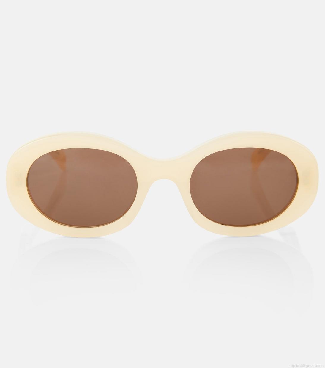 Celine EyewearTriomphe 01 oval sunglasses