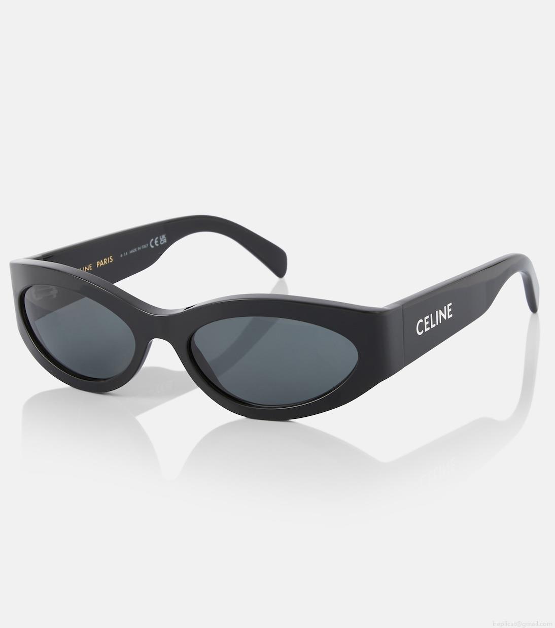 Celine EyewearMonochroms oval sunglasses