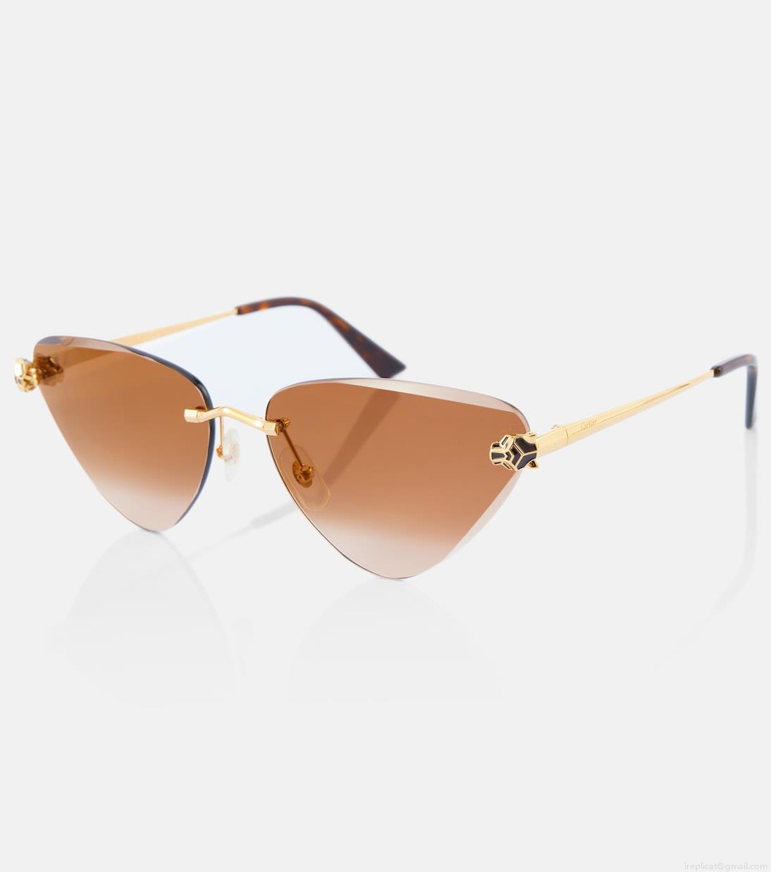 Cartier Eyewear CollectionPanthère de Cartier cat-eye sunglasses