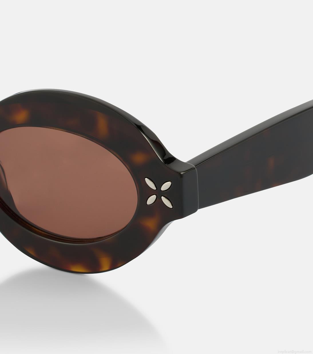 AlaïaPetal round sunglasses