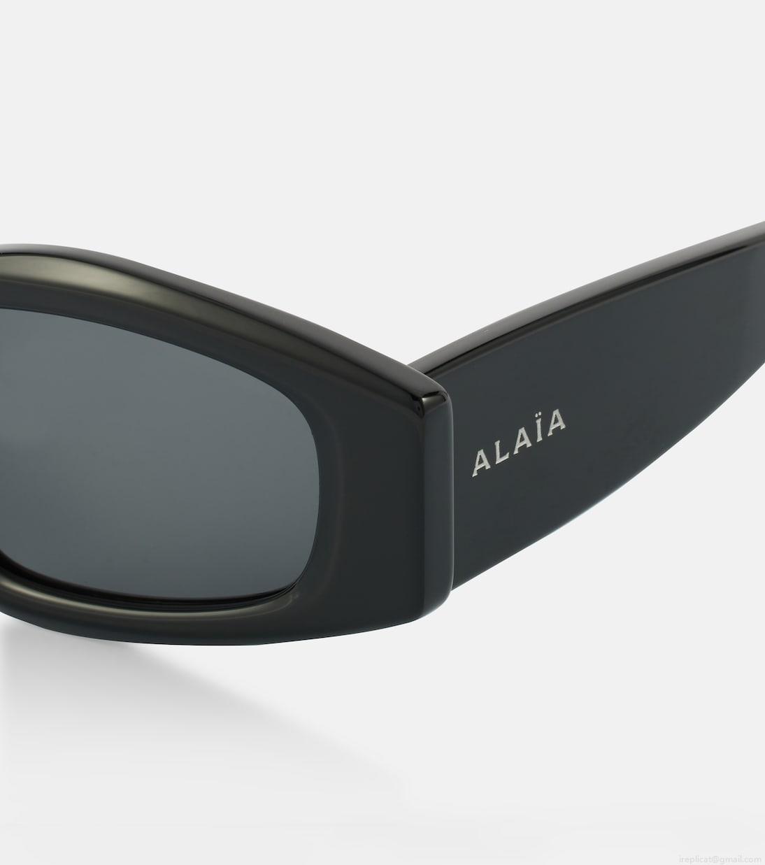 AlaïaLogo rectangular sunglasses