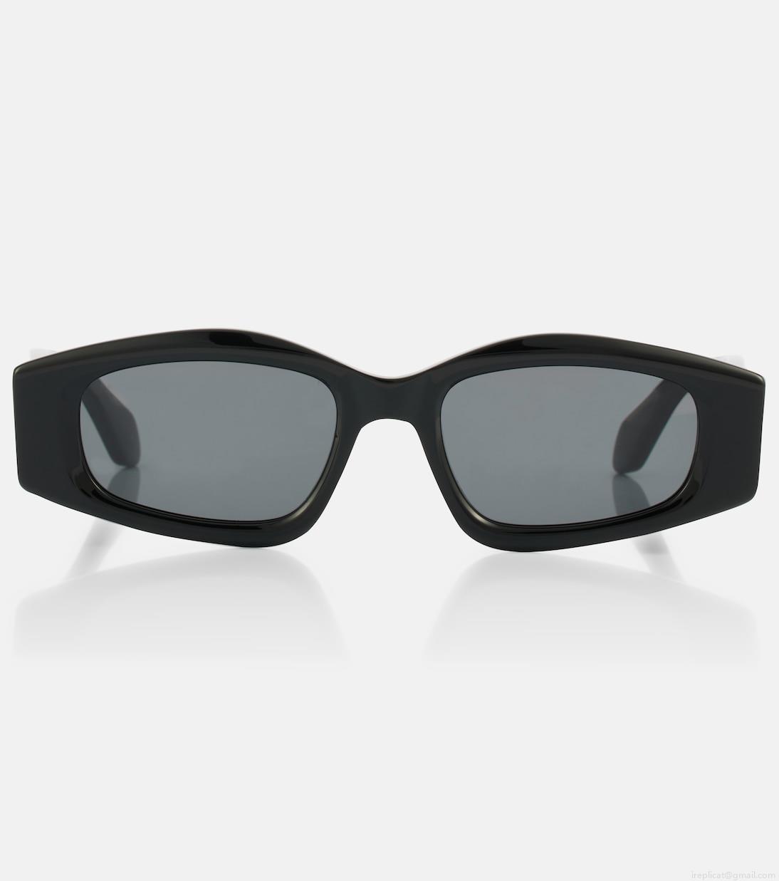 AlaïaLogo rectangular sunglasses